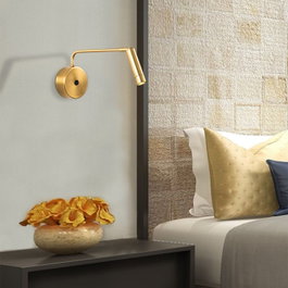 Opviq Lámpara de pared Amarillo y Negro